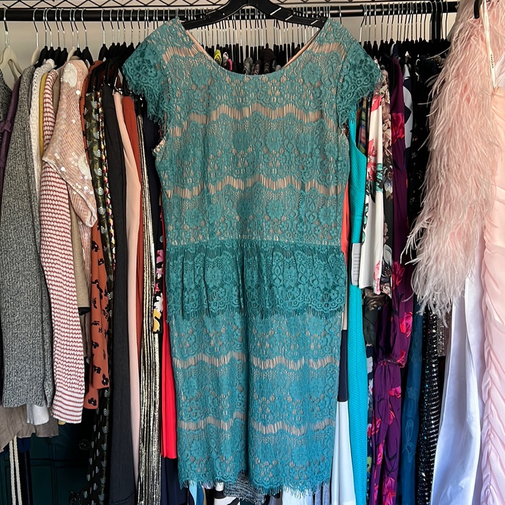 Teal Dress